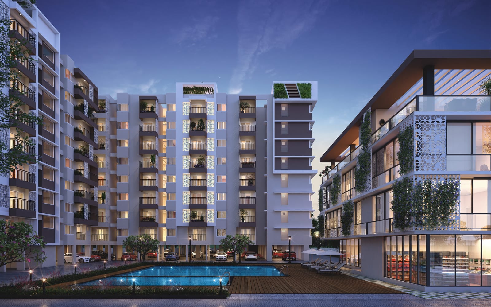 Swimming pool at Green Boulevard